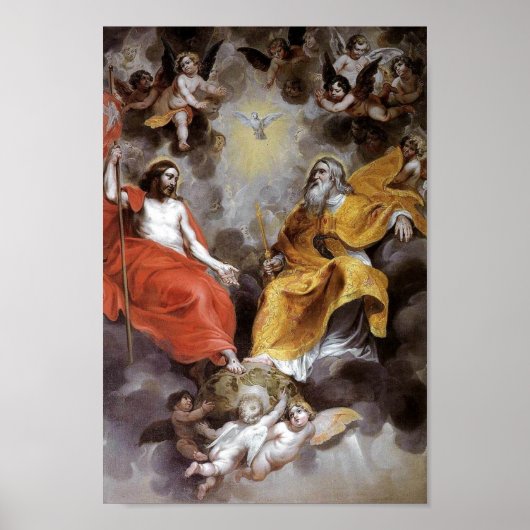 Het Poster van de Heilige Drievuldigheid (Voorkant)