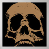 Het Poster van de hergeboorte Skull Head Art Remix (Voorkant)