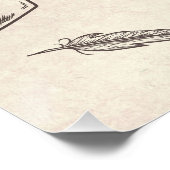 Het Poster van de Hoek van het lezen. Editable Nam (Hoek)