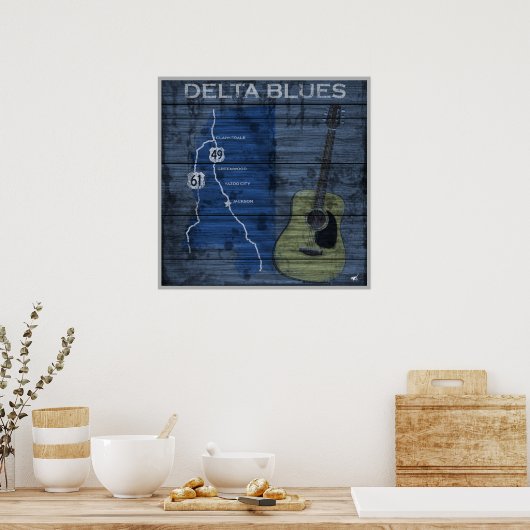 Het Poster van de Hoogte van het Onduidelijke beel (Keuken)