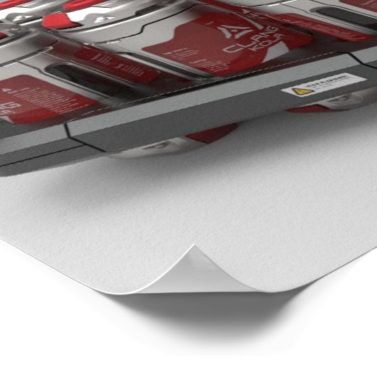 Het Poster van de Ingenieurs van de ruimte - Clang (Hoek)