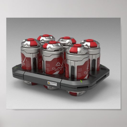 Het Poster van de Ingenieurs van de ruimte - Clang (Voorkant)