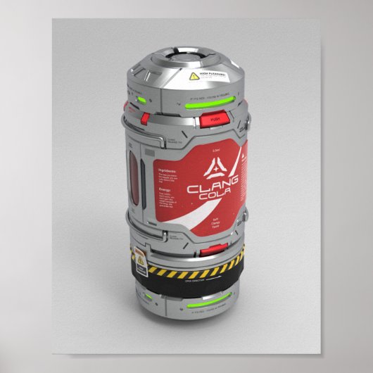 Het Poster van de Ingenieurs van de ruimte - Clang (Voorkant)