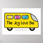 Het Poster van de Joy Love Bus (Voorkant)