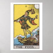 Het Poster van de Kaart Fool Tarot (Voorkant)