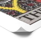 Het Poster van de Kaart Hierophant Tarot (Hoek)