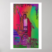 Het Poster van de Kaart Psychedelic van de Magicië (Voorkant)