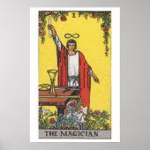 Het Poster van de Kaart van de Magiciër Tarot (Voorkant)