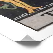 Het Poster van de Kaart van Devil Tarot (Hoek)