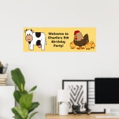 Het poster van de kinderen van de douanetekst van  (Thuiskantoor)