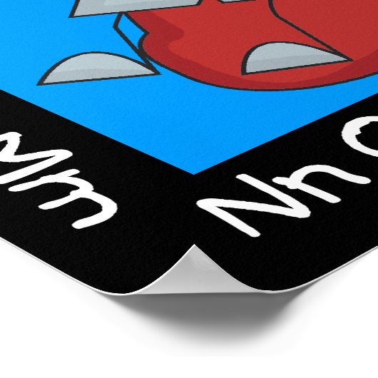 Het Poster van de klaslokalen van het leesvenster  (Hoek)