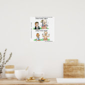 Het Poster van de koude oorlog in Oekraïne en de V (Keuken)