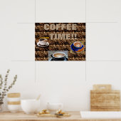 HET POSTER VAN DE KUNST VAN DE BOON VAN DE KOFFIE (Keuken)