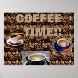 HET POSTER VAN DE KUNST VAN DE BOON VAN DE KOFFIE