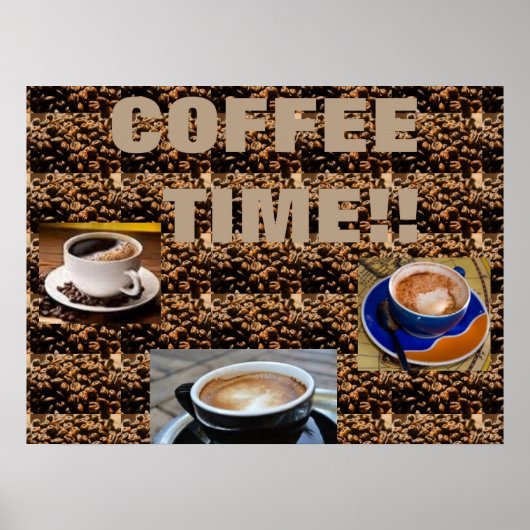 HET POSTER VAN DE KUNST VAN DE BOON VAN DE KOFFIE (Voorkant)