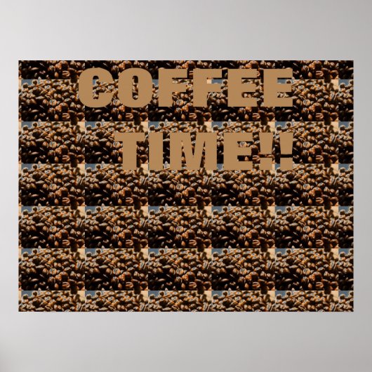HET POSTER VAN DE KUNST VAN DE BOON VAN DE KOFFIE (Voorkant)