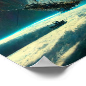 Het Poster van de Kunst van het Ksmische Schepper- (Hoek)