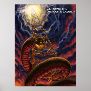 Het poster van de Ladder van de Draak beklimmen