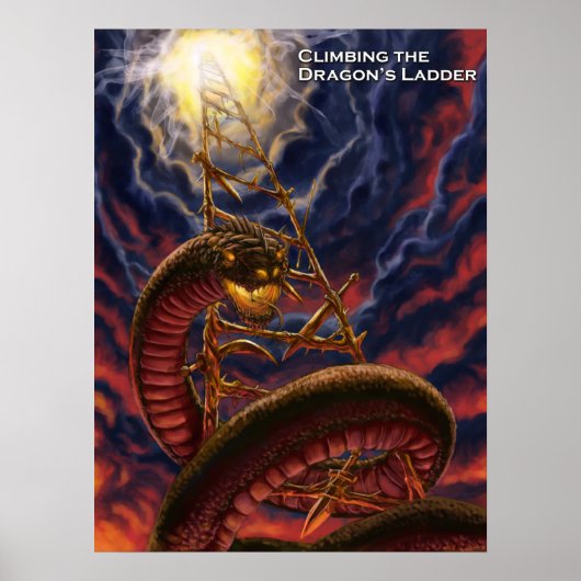 Het poster van de Ladder van de Draak beklimmen (Voorkant)