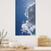 Het Poster van de Lion Face Cloud Photo Wall (Keuken)