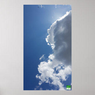 Het Poster van de Lion Face Cloud Photo Wall