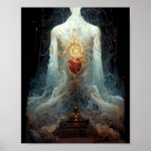 Het Poster van de Living Shrine Fantasy Sci-Fi Art (Voorkant)