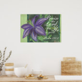 Het poster van de Lord floral (Keuken)