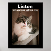 Het Poster van de Luistering (Voorkant)