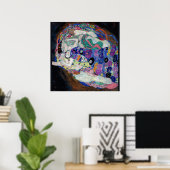 Het Poster van de Maagd Gustav Klimt (Thuiskantoor)