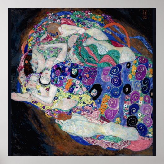 Het Poster van de Maagd Gustav Klimt (Voorkant)