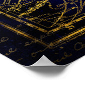 het poster van de maagdelijke constellatie (Hoek)