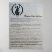 Het Poster van de maan tekenen (Voorkant)