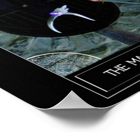 Het poster van de Magicische Omgekeerde Tarot (Hoek)