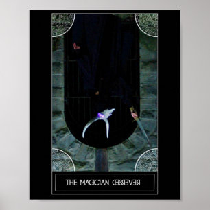 Het poster van de Magicische Omgekeerde Tarot