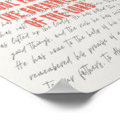 Het Poster van de Magnificat Prayer (Hoek)