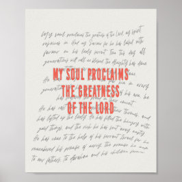 Het Poster van de Magnificat Prayer