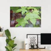 Het Poster van de Manuscript van ecclesiastes 3:1 (Thuiskantoor)