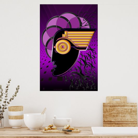 Het Poster van de Motor City Bailout (Semi-Gloss) (Keuken)