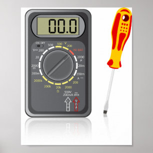 Het Poster van de multimeter