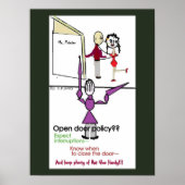 Het Poster van de Muur van de kantoor/Open Deurbel (Voorkant)