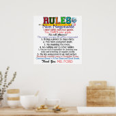 Het Poster van de nieuwe Versie School voor lerare (Keuken)