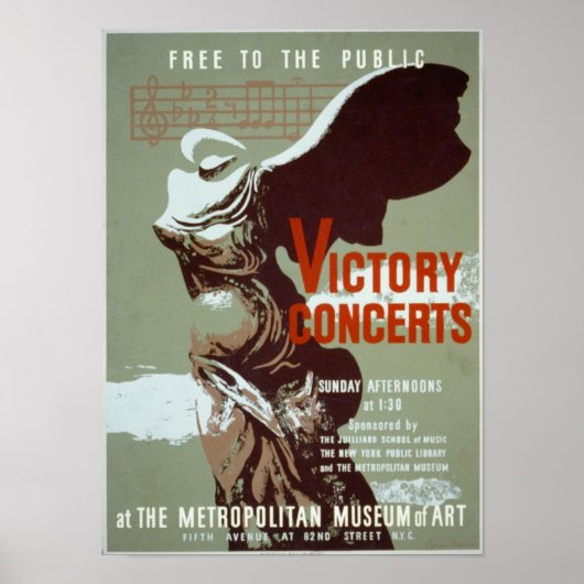 Het poster van de overwinning van WPA (Voorkant)