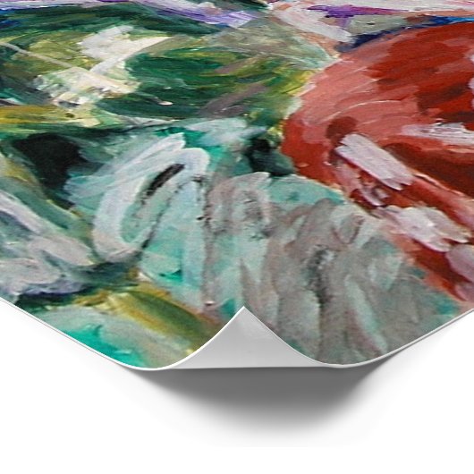 Het Poster van de paardenras (Hoek)