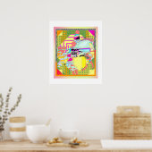 Het Poster van de paardenras (Keuken)