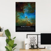 Het Poster van de Pillars of Creation (M16) (Thuiskantoor)