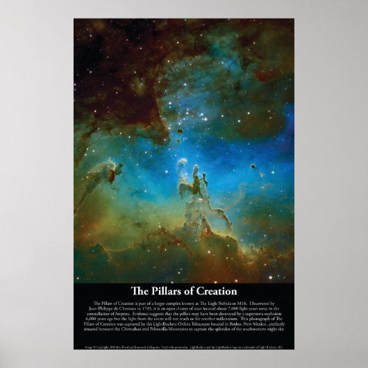 Het Poster van de Pillars of Creation (M16) (Voorkant)