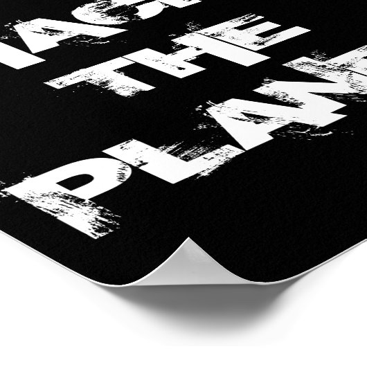 Het poster van de planeet hacken (Hoek)