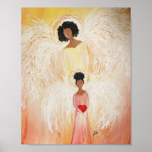 Het Poster van de Premium Engel van de Loving (8x1 (Voorkant)