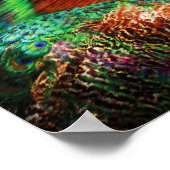 Het Poster van de Proud One Peacock Art (Hoek)