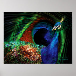 Het Poster van de Proud One Peacock Art